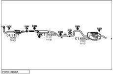 Výfukový systém MTS FORD11099A005343
