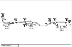 Výfukový systém MTS FORD16098A012446