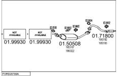 Výfukový systém MTS FORD20789A004533
