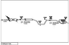 Výfukový systém MTS FORD24779A022520