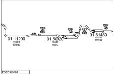 Výfukový systém MTS FORD32920A000341