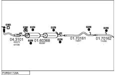 Výfukový systém MTS FORD41729A014731