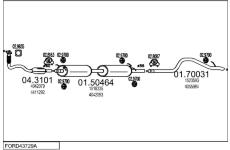 Výfukový systém MTS FORD43729A023848