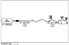 Výfukový systém MTS FORD44119B030839