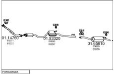 Výfukový systém MTS FORD49920A001516