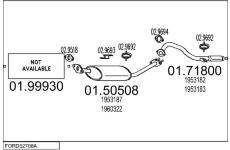 Výfukový systém MTS FORD52708A005788