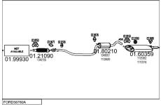Výfukový systém MTS FORD58760A013657