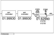 Výfukový systém MTS FORD62098A001432