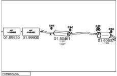 Výfukový systém MTS FORD62920A014796