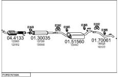 Výfukový systém MTS FORD76789A030407