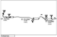 Výfukový systém MTS FORD89760A000688