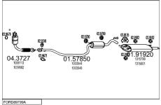 Výfukový systém MTS FORD89799A005736