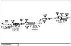 Výfukový systém MTS HOND15750A004278