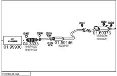 Výfukový systém MTS HOND42910A005203