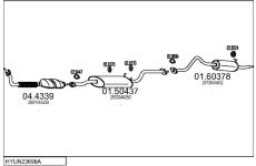 Výfukový systém MTS HYUN23698A023310