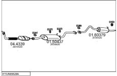 Výfukový systém MTS HYUN85628A023310