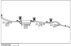Výfukový systém MTS IVEC94770A034079