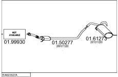 Výfukový systém MTS KIA023527A053302