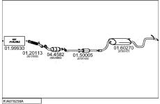 Výfukový systém MTS KIA078258A005135