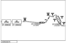 Výfukový systém MTS LADA02827A003064