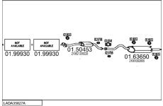 Výfukový systém MTS LADA35827A005699