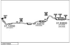 Výfukový systém MTS LADA74900A007447
