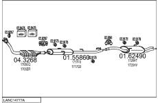 Výfukový systém MTS LANC14777A025512