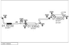 Výfukový systém MTS LANC18900A007637