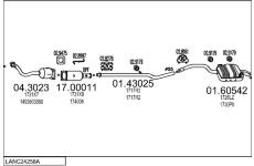 Výfukový systém MTS LANC24258A017797