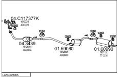 Výfukový systém MTS LANC47900A004758