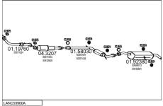 Výfukový systém MTS LANC59900A005735