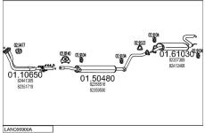 Výfukový systém MTS LANC66900A002668