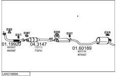 Výfukový systém MTS LANC70689A009066
