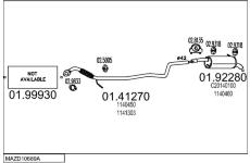 Výfukový systém MTS MAZD10689A017104