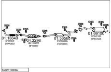 Výfukový systém MTS MAZD19069A003707