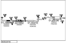 Výfukový systém MTS MAZD22679A003722
