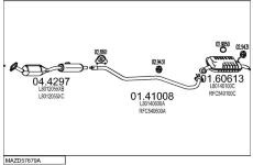 Výfukový systém MTS MAZD57679A016680