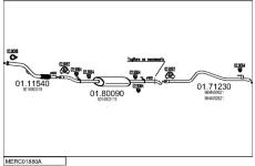 Výfukový systém MTS MERC01880A014976