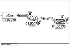 Výfukový systém MTS MERC03890A000956