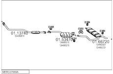 Výfukový systém MTS MERC07669A000494