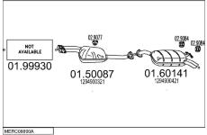 Výfukový systém MTS MERC08890A000930