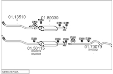 Výfukový systém MTS MERC16730A014987