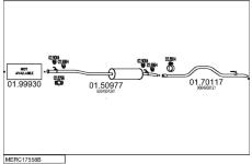 Výfukový systém MTS MERC17558B030939