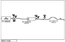 Výfukový systém MTS MERC17558E030939