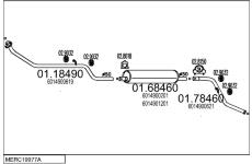 Výfukový systém MTS MERC19977A008529