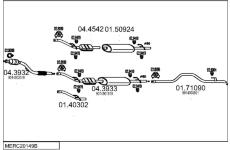 Výfukový systém MTS MERC20149B014830