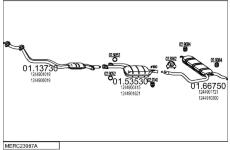 Výfukový systém MTS MERC23987A000491