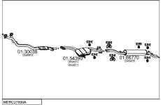Výfukový systém MTS MERC27890A000685