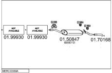 Výfukový systém MTS MERC33568A032905