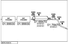 Výfukový systém MTS MERC40967A000916